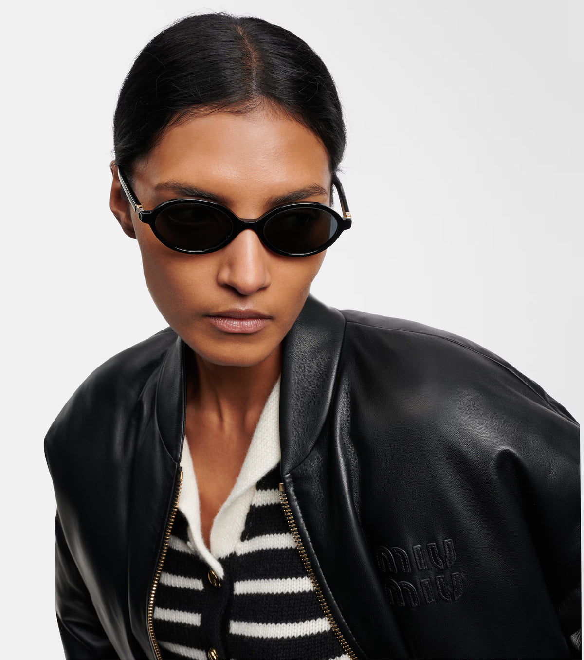 Miu Miu Regard oval sunglasses