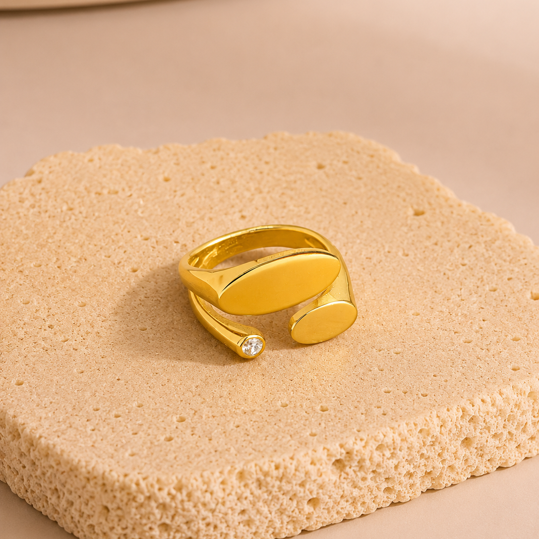 Irregular Diamond Ring