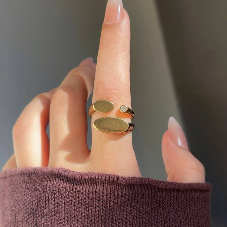 Irregular Diamond Ring