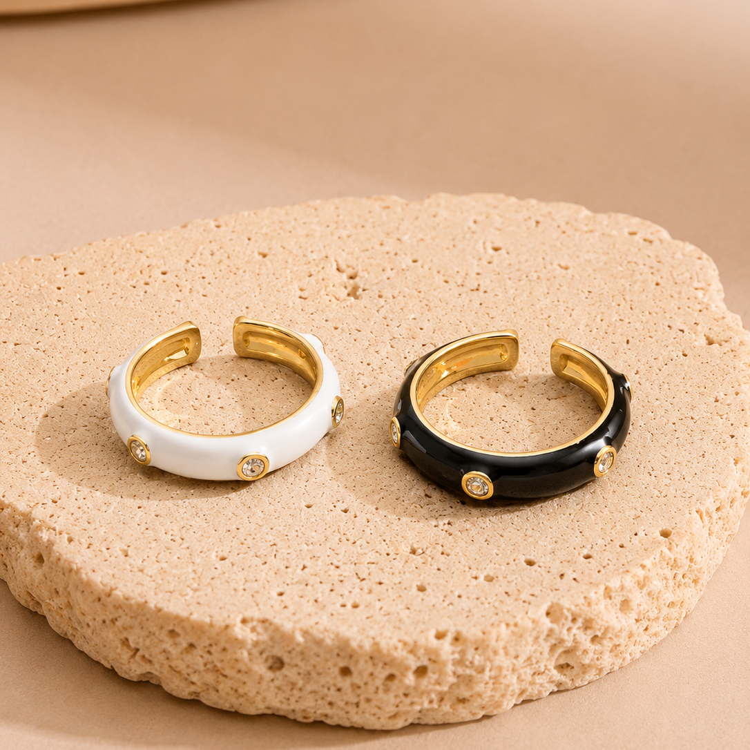 Colorful Zircon Ring