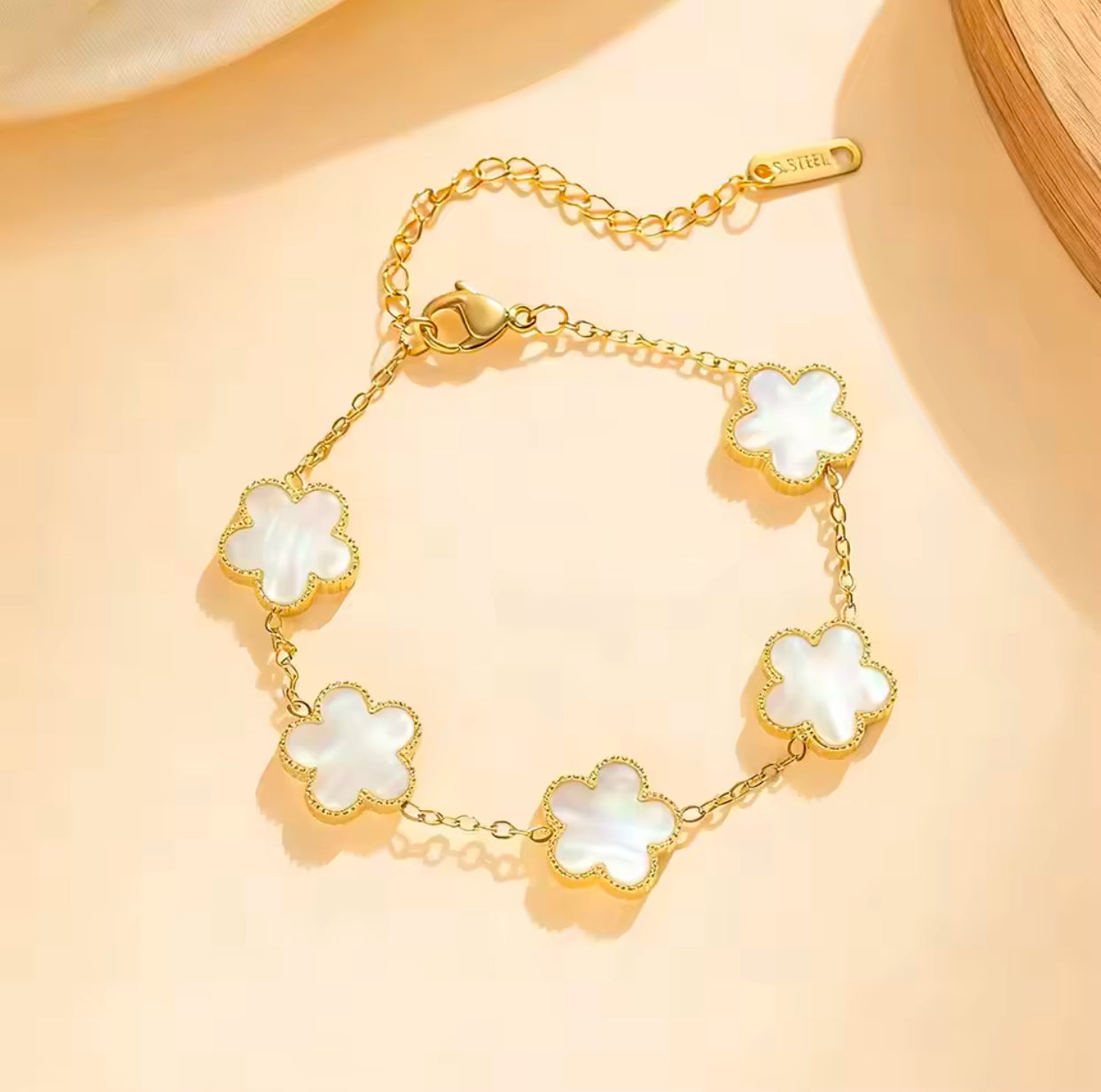 Five Leaf Clover Bracelet