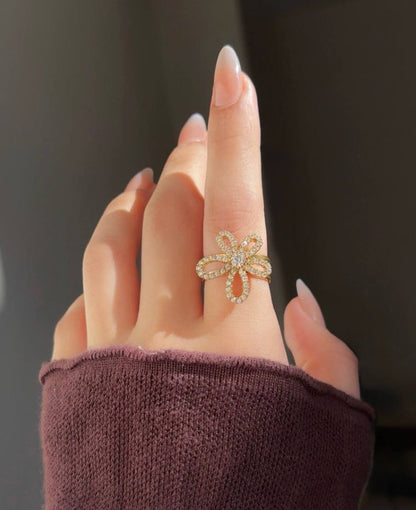 Flower Diamond Ring