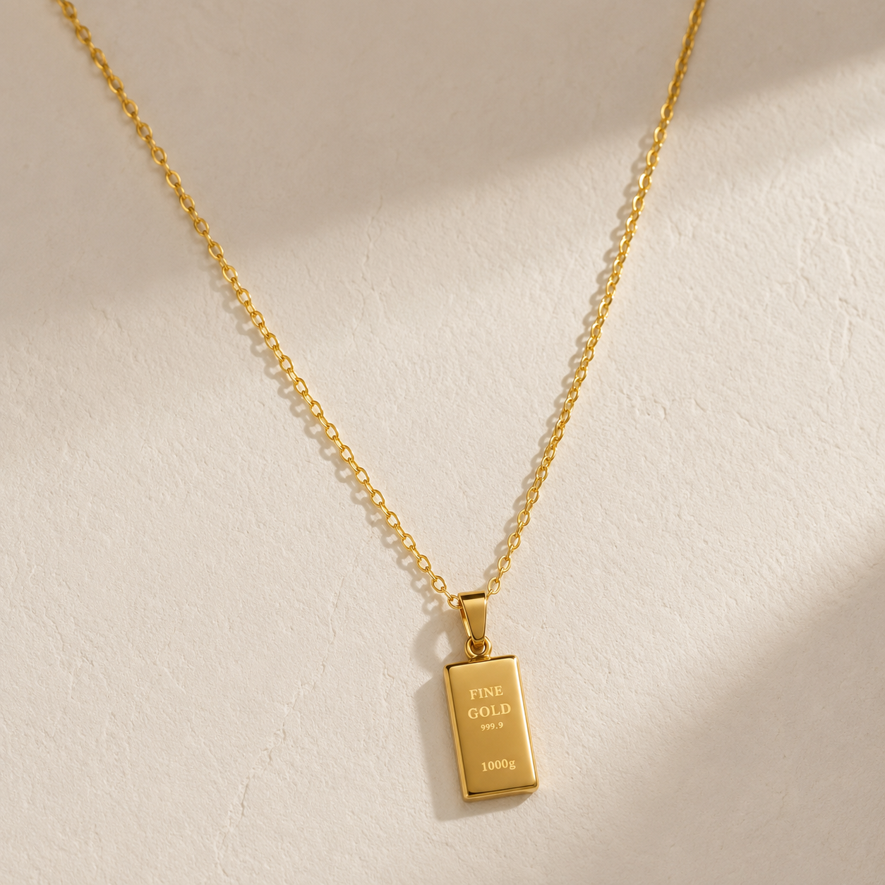 Gold Bar Necklace