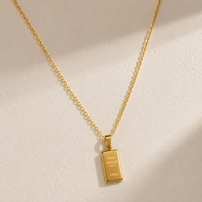 Gold Bar Necklace
