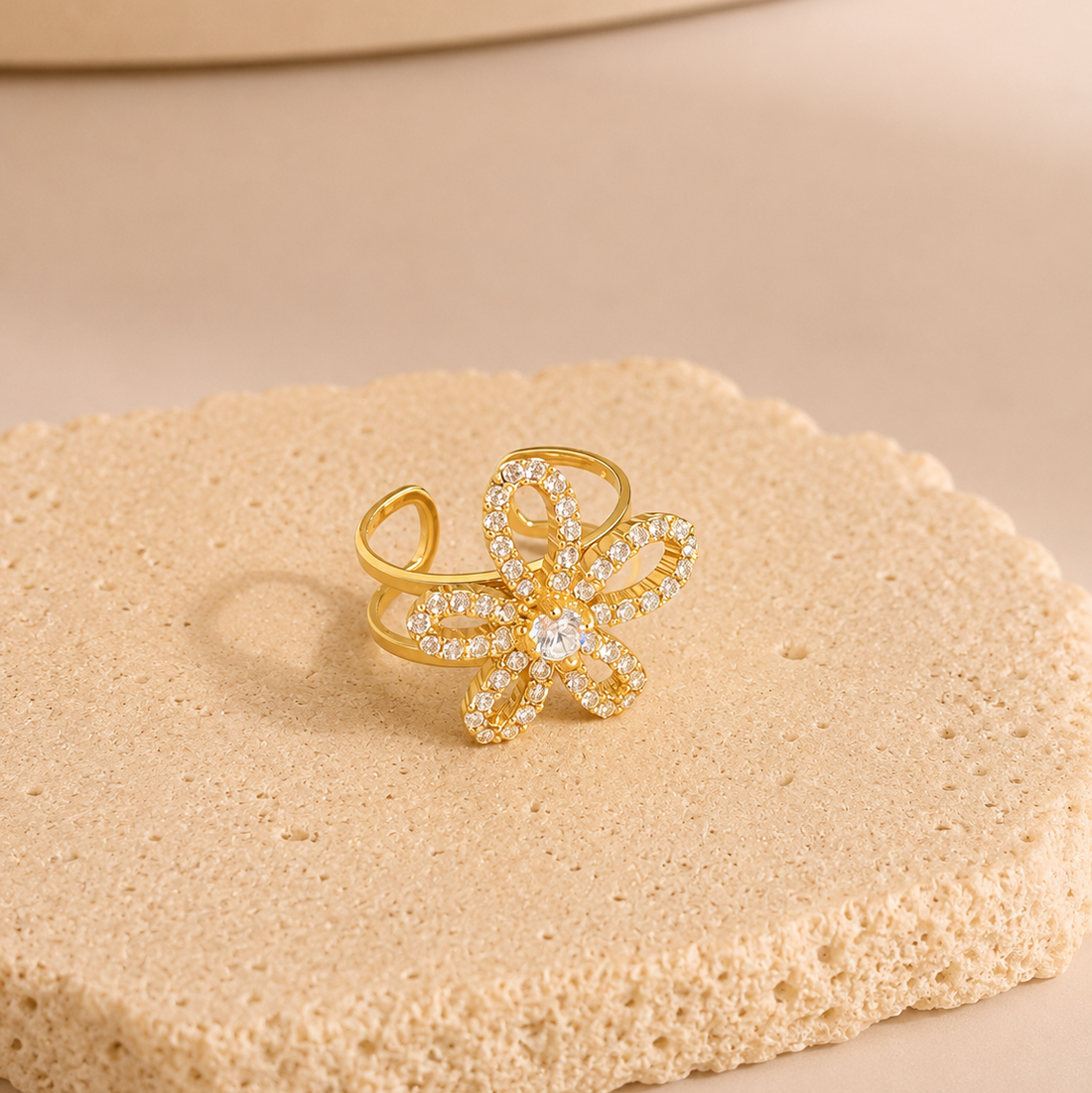 Flower Diamond Ring
