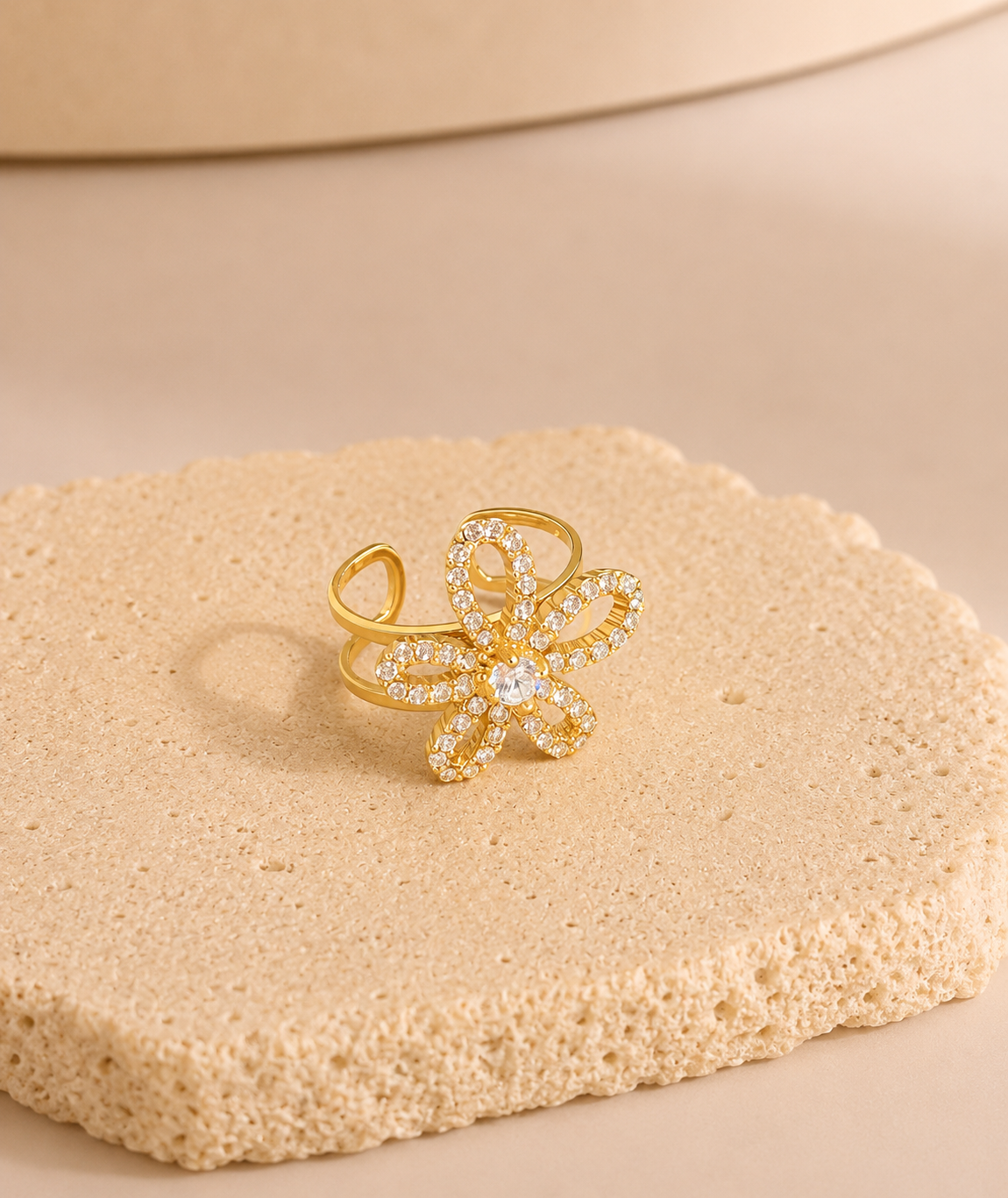 Flower Diamond Ring