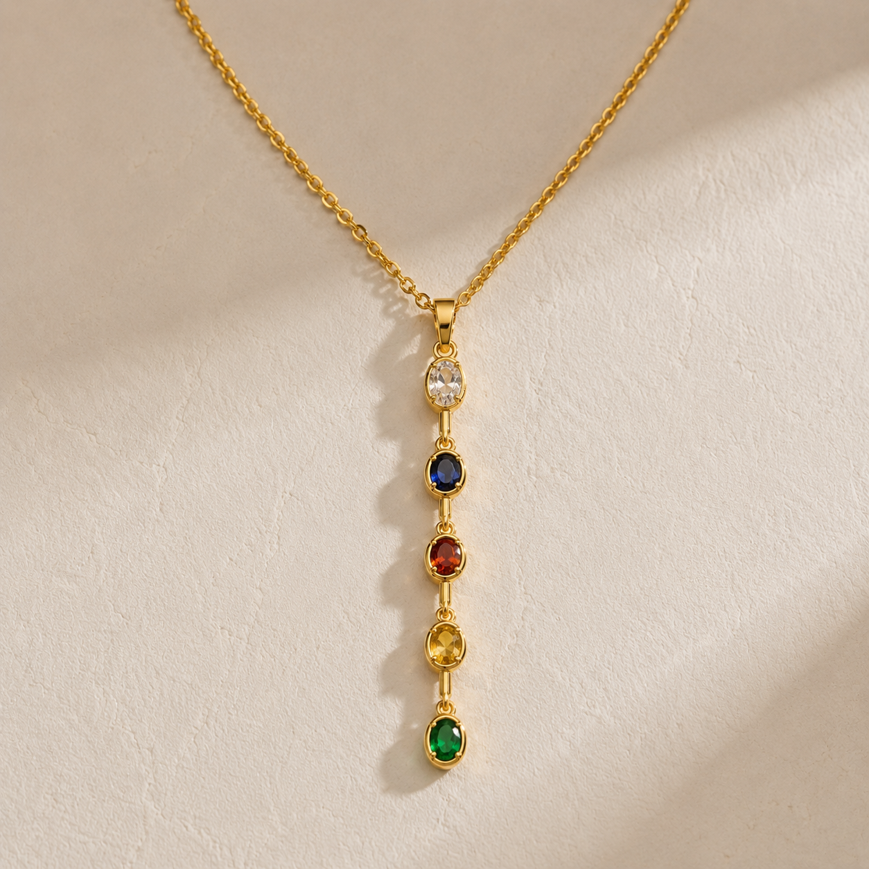 Drop Colorful Necklace