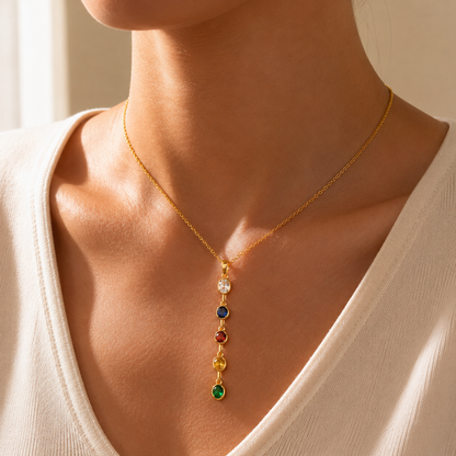 Drop Colorful Necklace