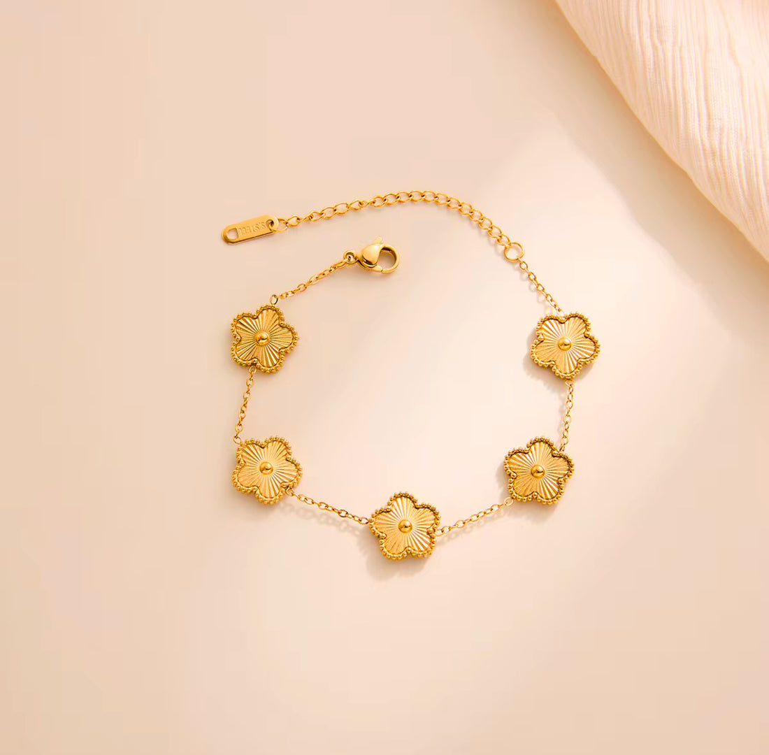 Five Leaf Clover Bracelet