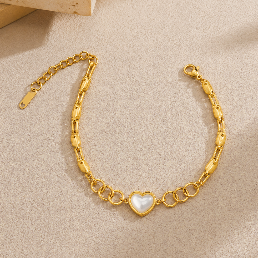 Zircon Heart Bracelet