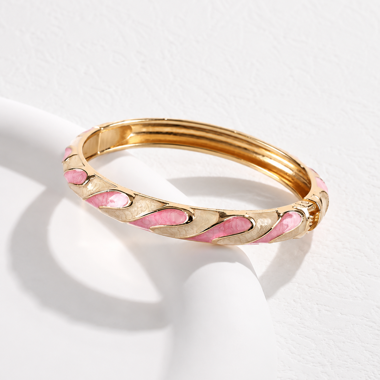 Colorful Enamel Alloy Bangle