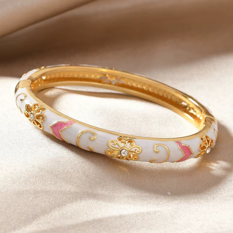 Enamel Open Bangle