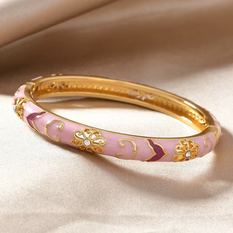 Enamel Open Bangle