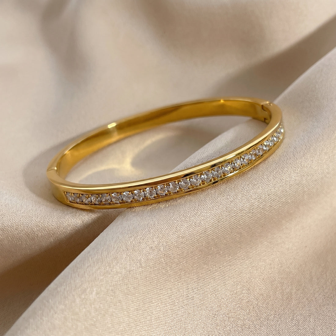 Rhinestone Studded Bracelet