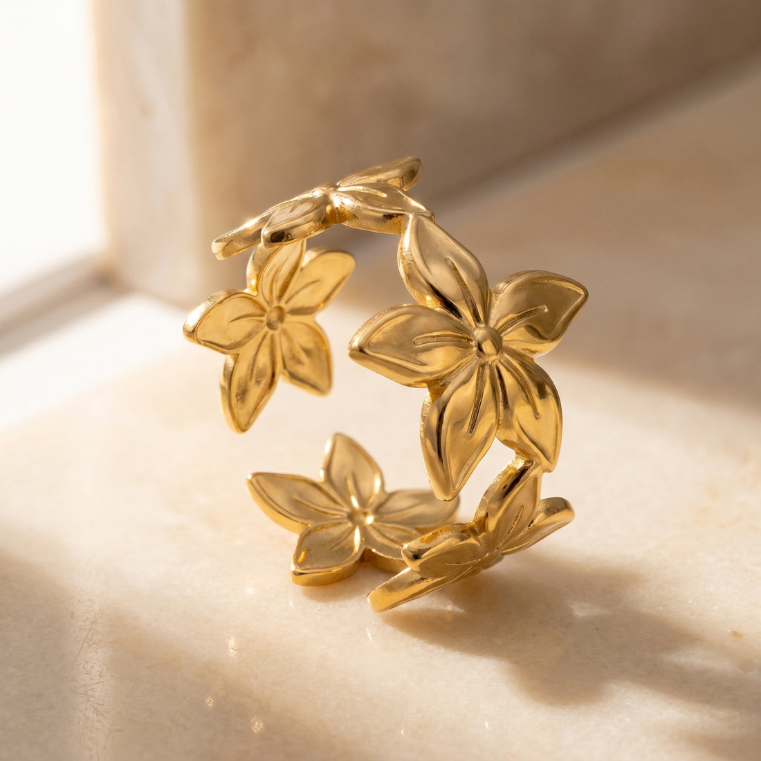 Flower Design Ring