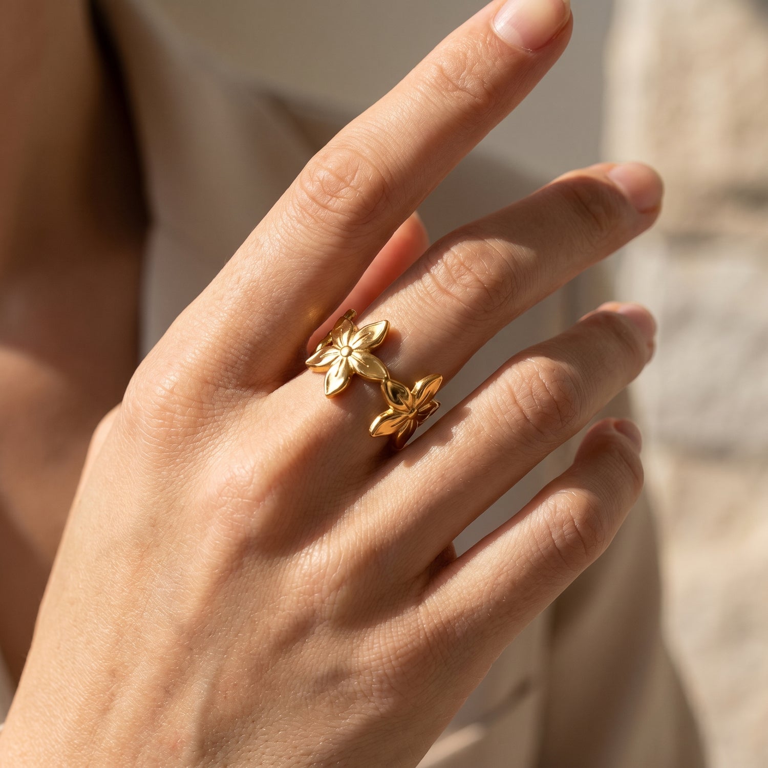 Flower Design Ring