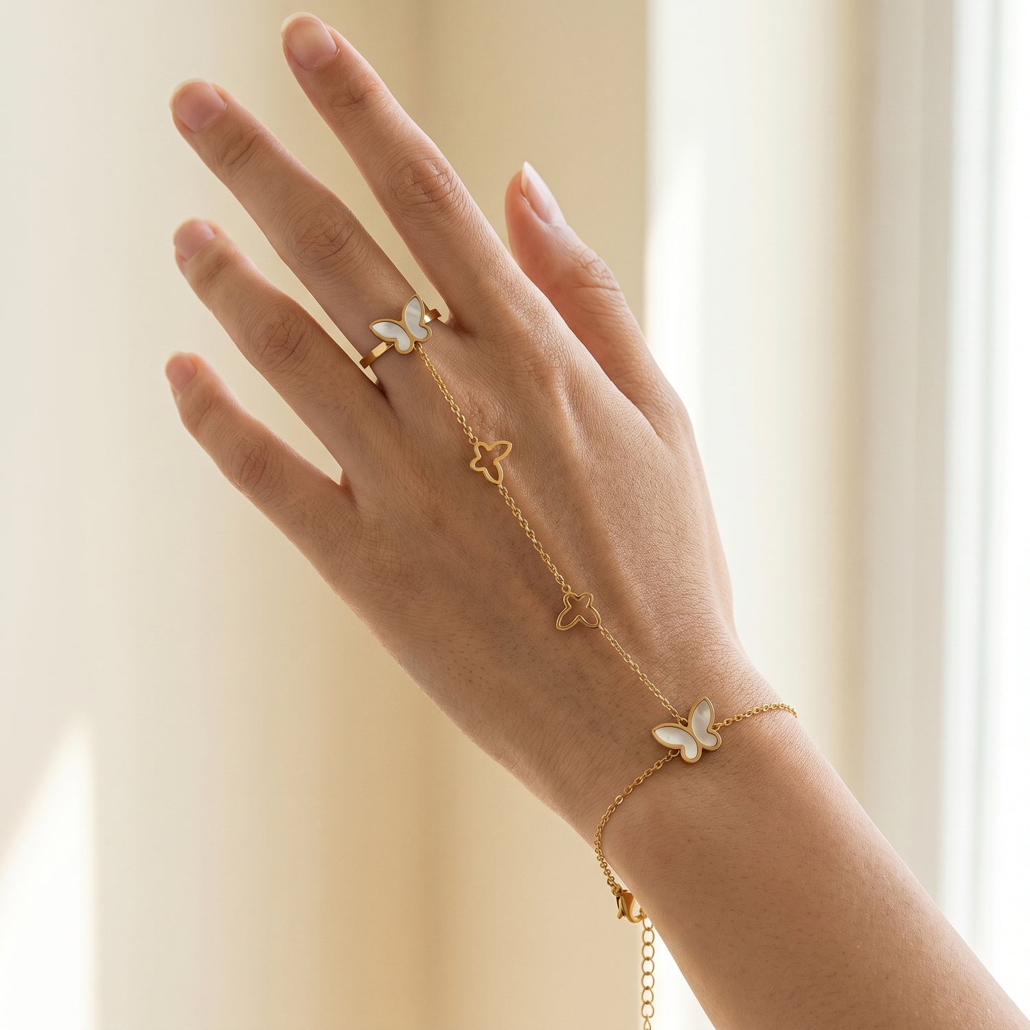 Butterfly Hand Chain