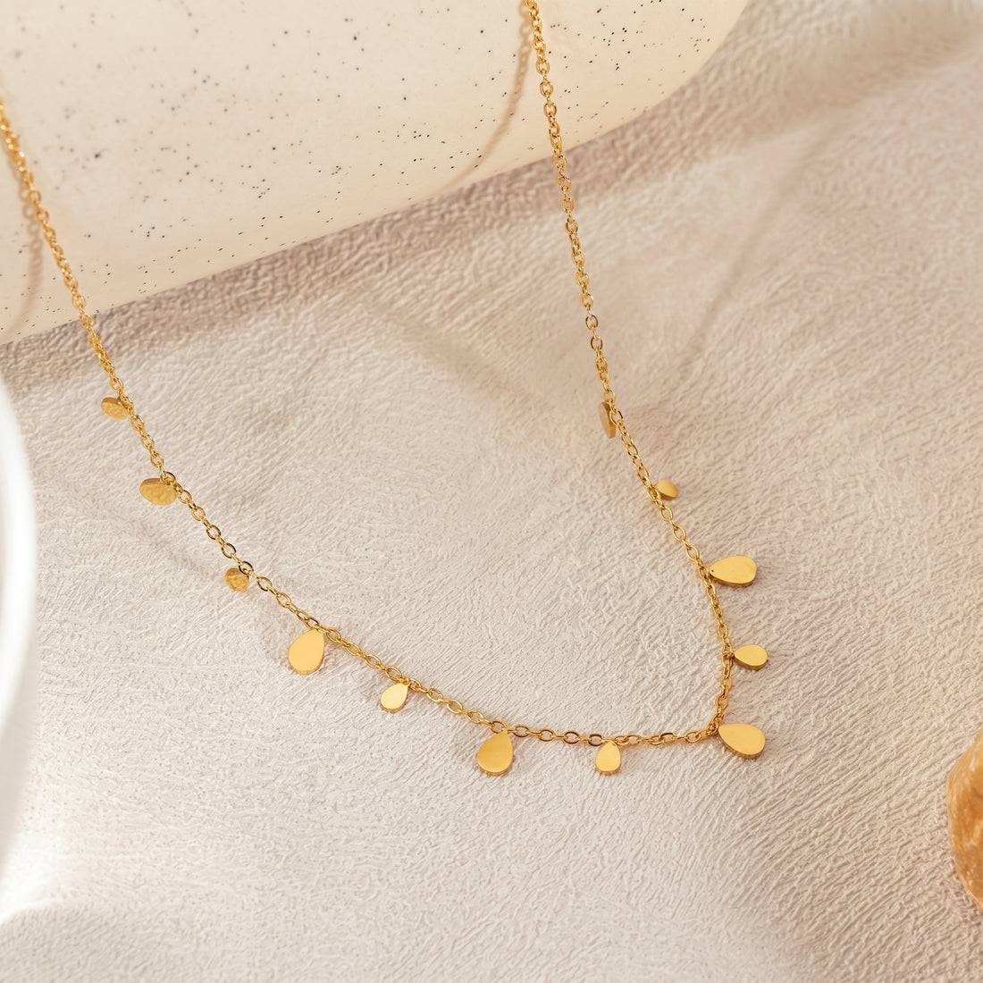 Water Drop Charm Necklace