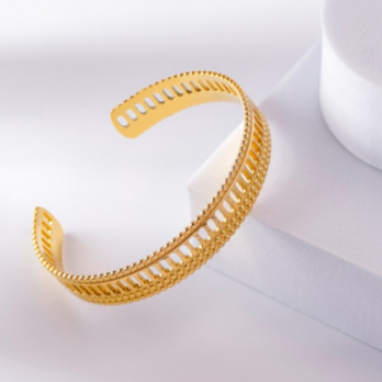 Modern Elegance Open Cuff Bracelet