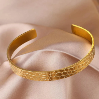 Textured Cuff Bracelet