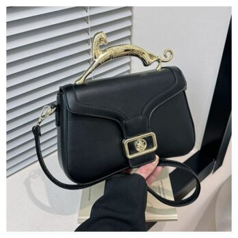 LANVIN Nano Pencil Cat Leather Bag