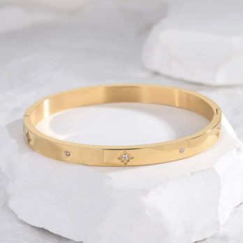 North Star Bangle Bracelet