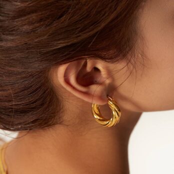 Twist Hoop Earrings