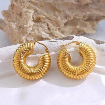 Chunky Hoop Earrings