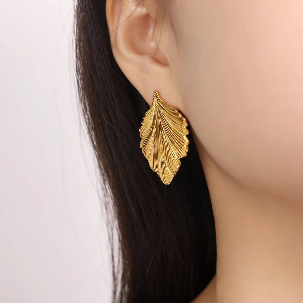 Leaf Earrings - Image 2