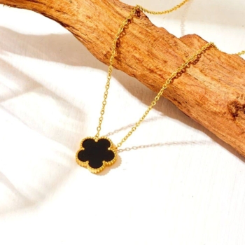 Five Leaf Flower Necklace