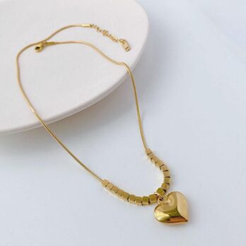 Heart Pendant Clavicle Chain Necklace