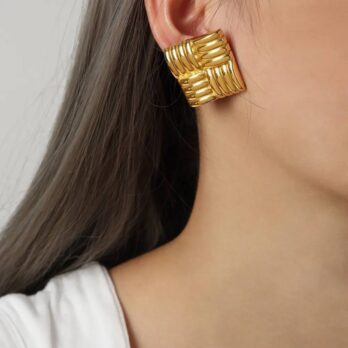 Square Statement Earrings