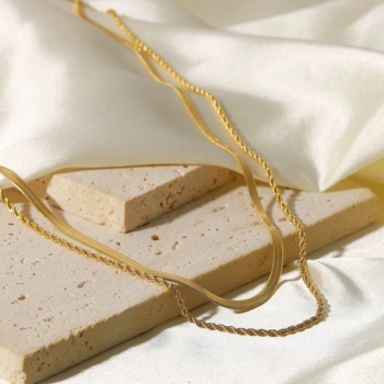 Snake & Rope Layered Necklace