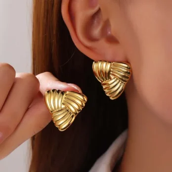 Triangle Statement Earrings