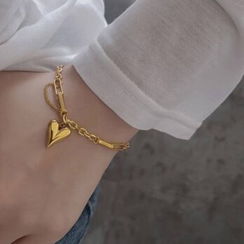 Heart Themed Charm Bracelet