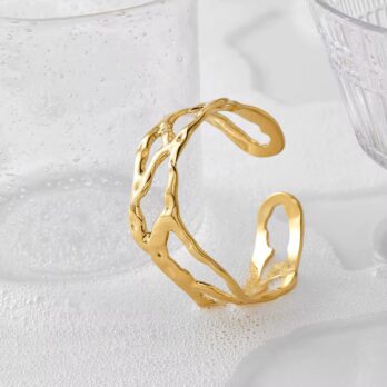 Hammered Cuff Bangle