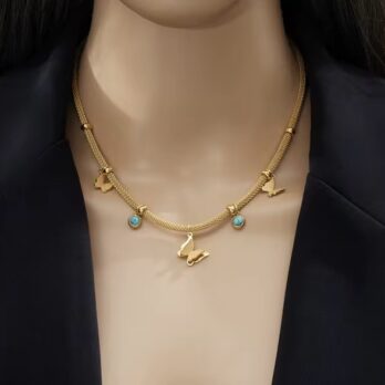 Butterfly Turquoise Necklace