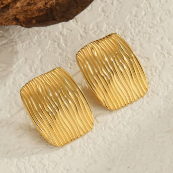 Geometric Square Earrings