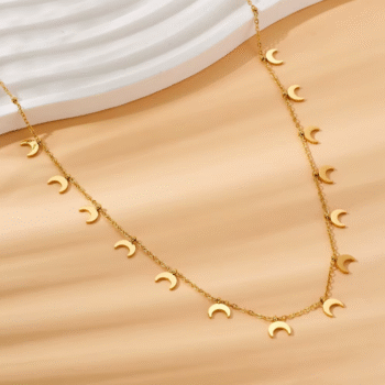 Moon Pendant Necklace