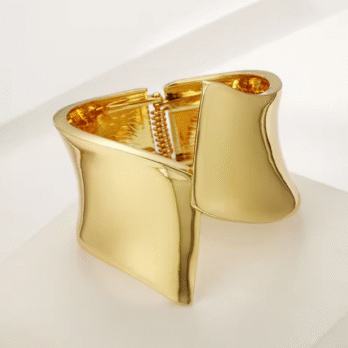 Asymmetric Geometric Cuff Bracelet