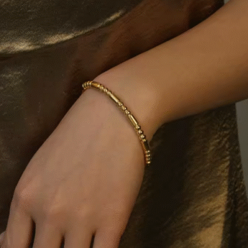 Bamboo Bead Bracelet