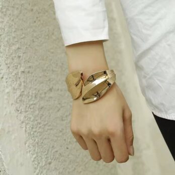 Wide Open Alloy Bracelet