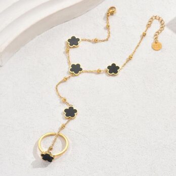 Five Leaf Clover Hand Chain