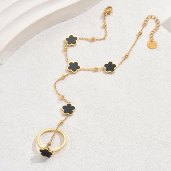 Five Leaf Clover Hand Chain