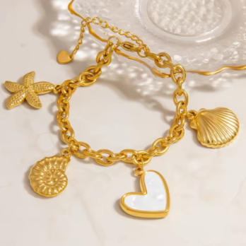 Heart Ocean Style Bracelet