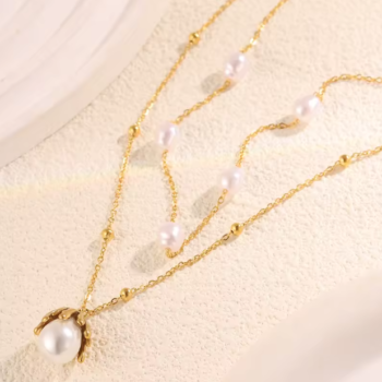 Double Layered Pearl Necklace