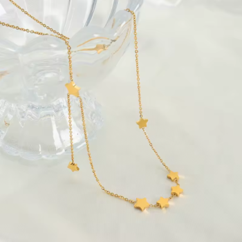 Baroque Pentagram Pendant Necklace