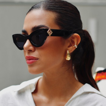 FENDI FF Diamonds Cat Eye Sunglasses
